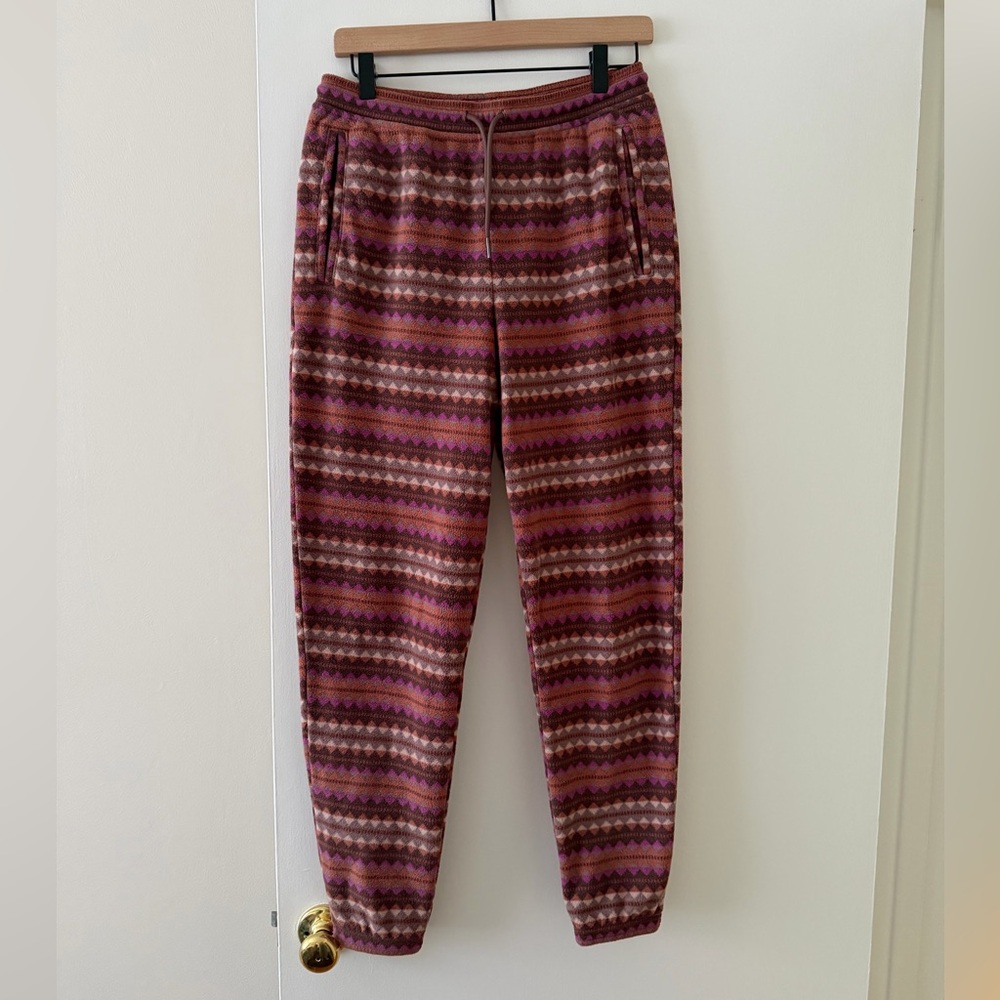Patagonia Micro D Fleece Joggers Fair Isle Print